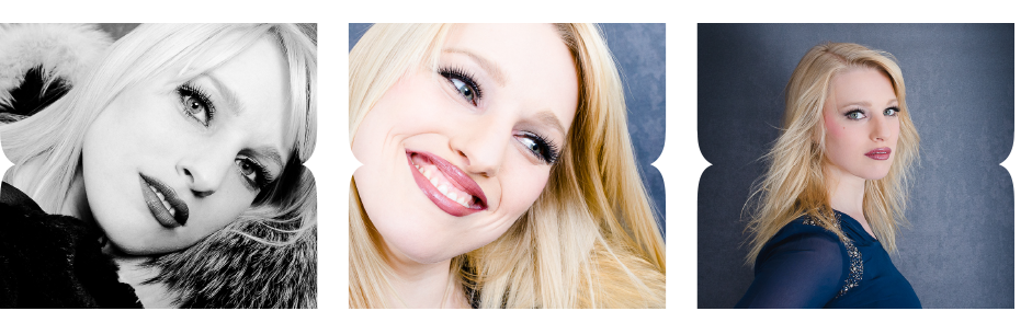 smokey Eyes und rote Lippen