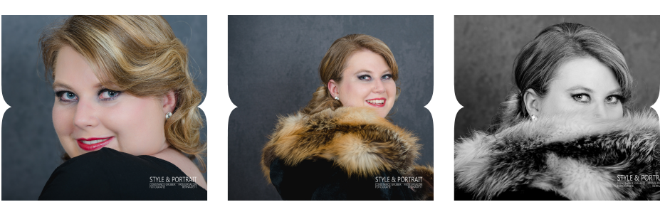 smokey Eyes und rote Lippen